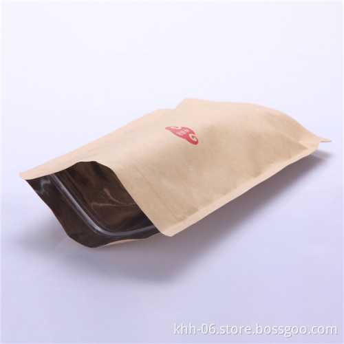 Standing food grade foil lined dried fruit packaging